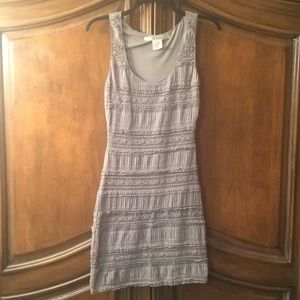 Lace pattern bodycon